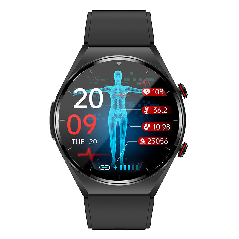 VitaPulse Pro ウォッチ — 非侵襲式血糖値・血圧・ECG・HRV・心拍数モニター - Desfino