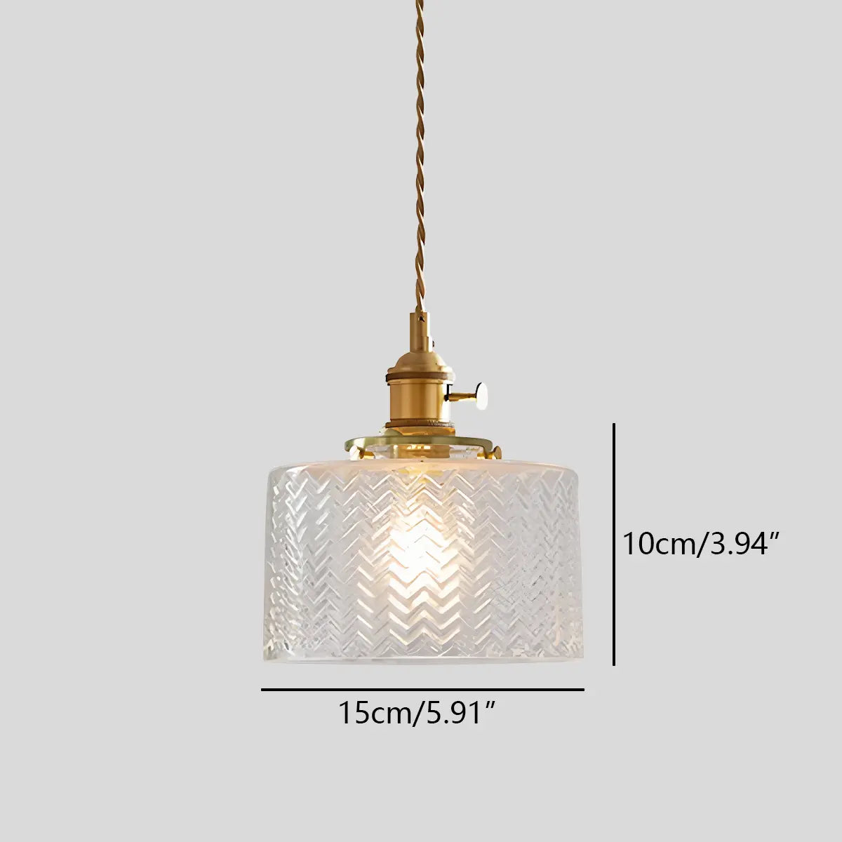 Isabel Glass Pendant Light for Kitchen Island | Desfino