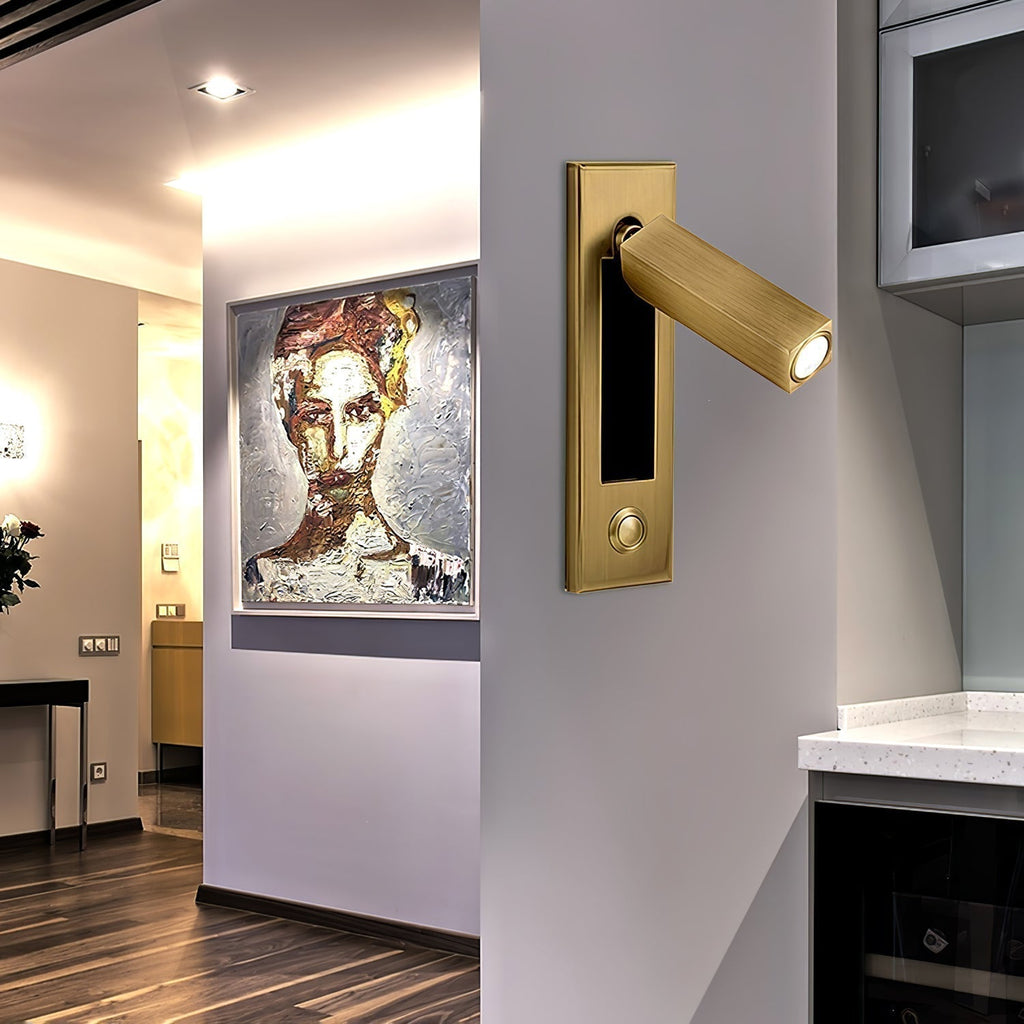 Applique murale LED encastrée NexaWall pour chevet - Minimaliste et peu encombrante - Desfino