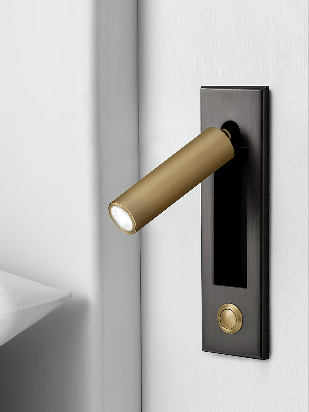 Applique murale LED encastrée NexaWall pour chevet - Minimaliste et peu encombrante - Desfino