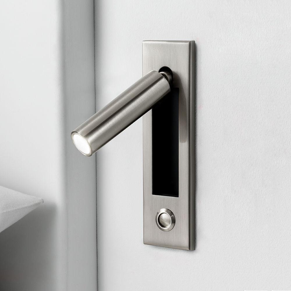Applique murale LED encastrée NexaWall pour chevet - Minimaliste et peu encombrante - Desfino
