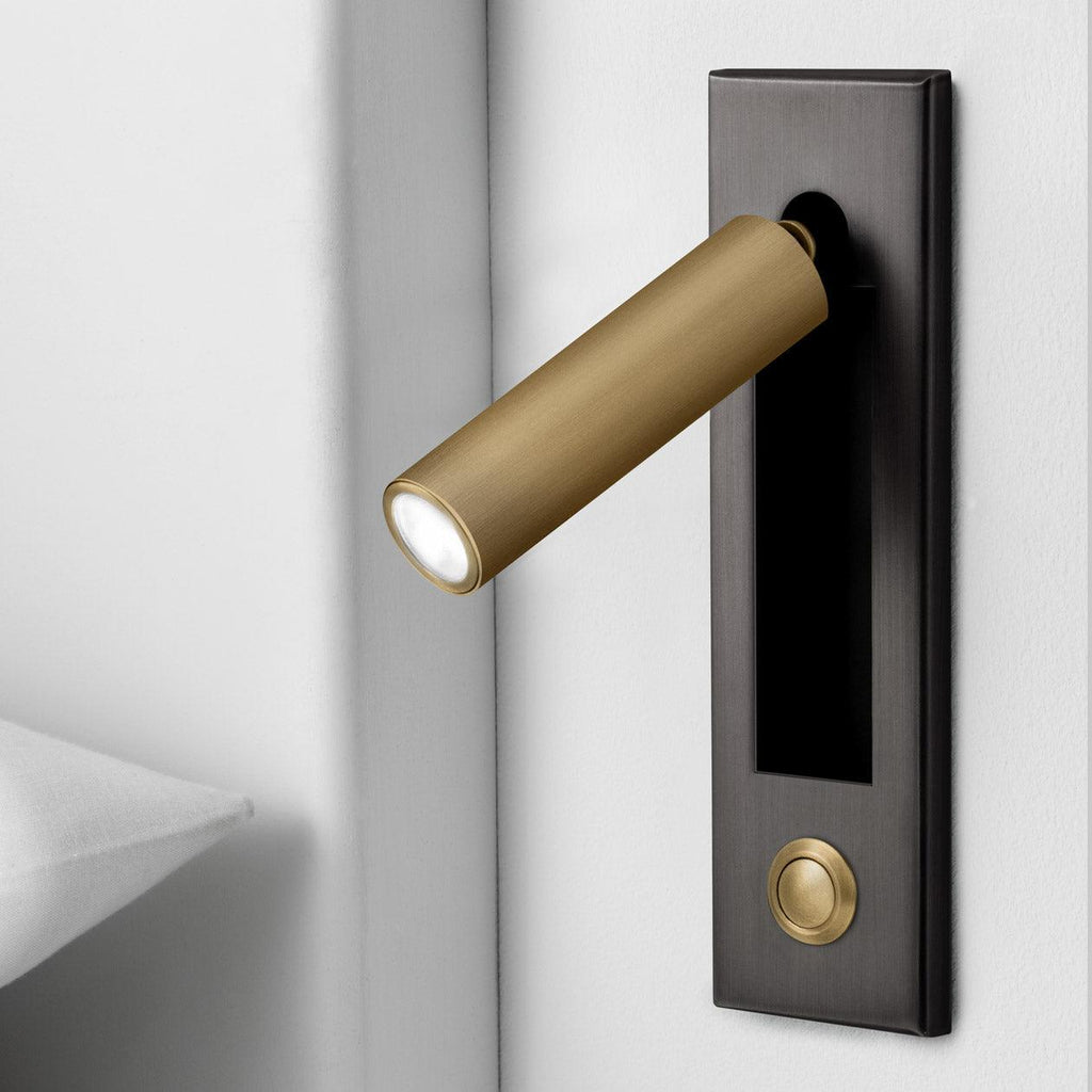Applique murale LED encastrée NexaWall pour chevet - Minimaliste et peu encombrante - Desfino