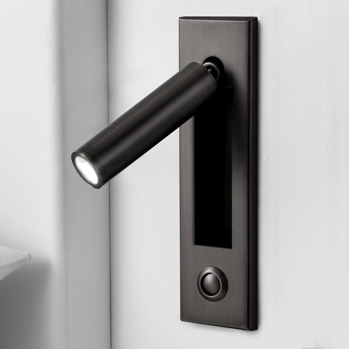 Applique murale LED encastrée NexaWall pour chevet - Minimaliste et peu encombrante - Desfino