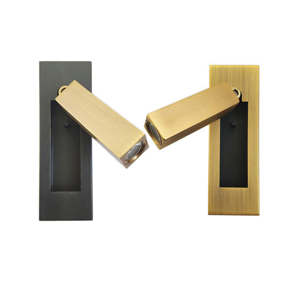 Applique murale LED encastrée NexaWall pour chevet - Minimaliste et peu encombrante - Desfino