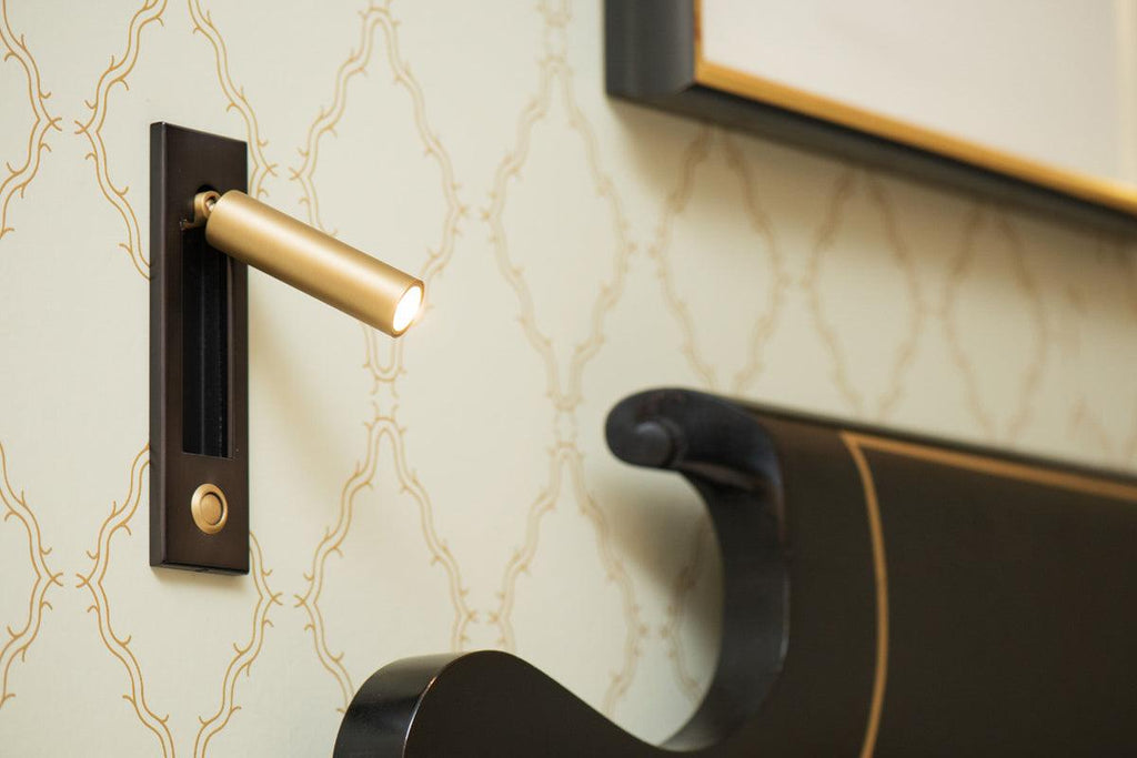 Applique murale LED encastrée NexaWall pour chevet - Minimaliste et peu encombrante - Desfino