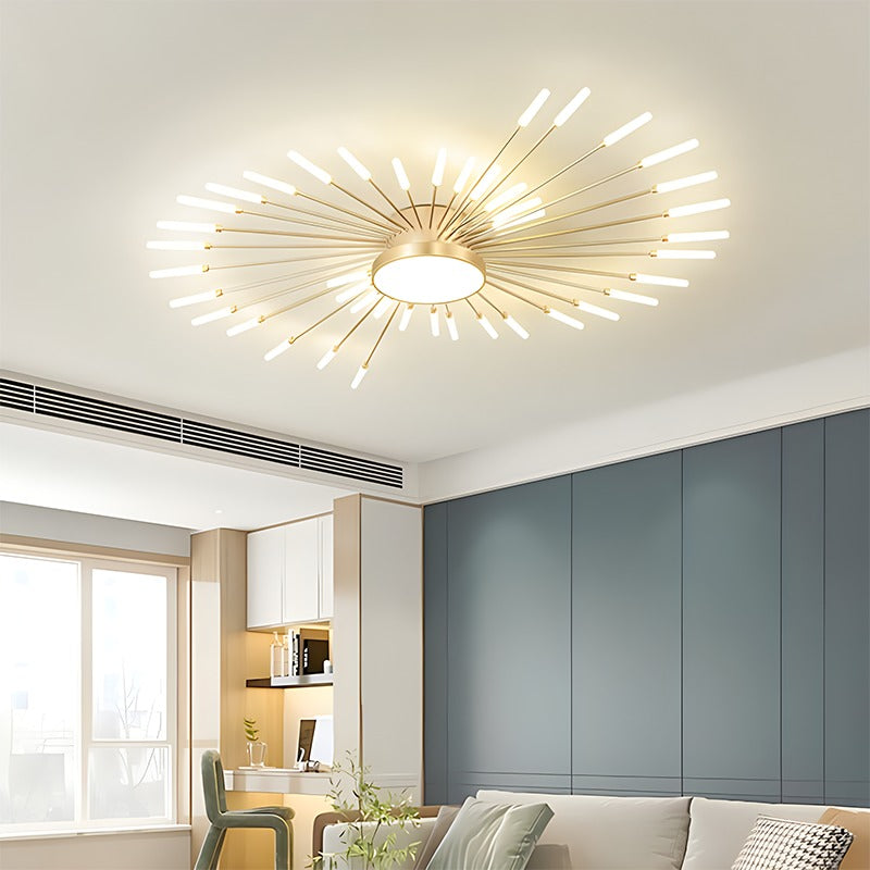 Fireworks Swirl Ceiling Light for Living Room | Desfino