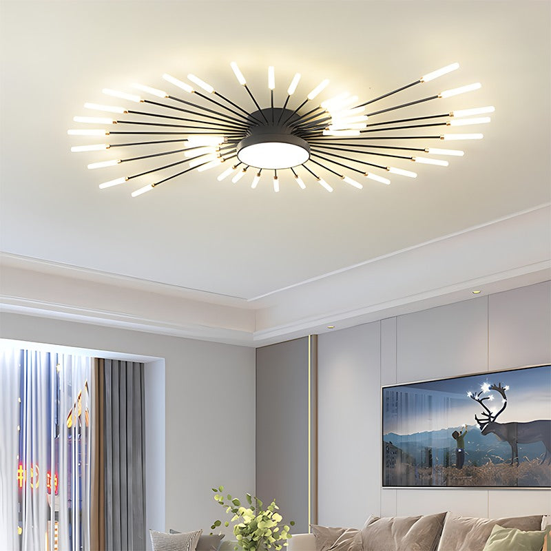 Fireworks Swirl Ceiling Light for Living Room | Desfino