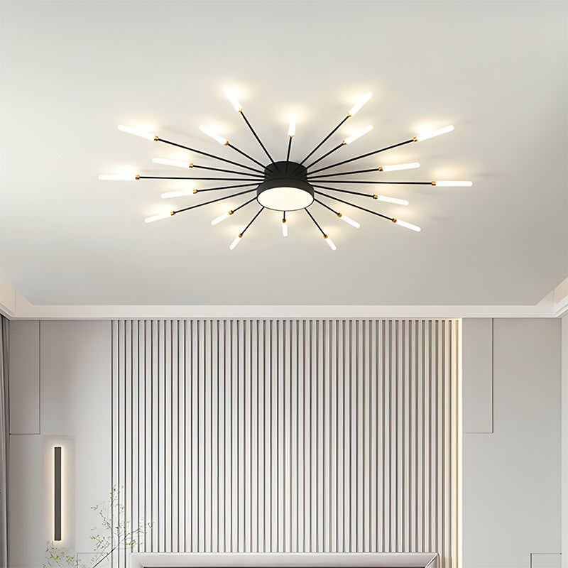 Fireworks Swirl Ceiling Light for Living Room | Desfino