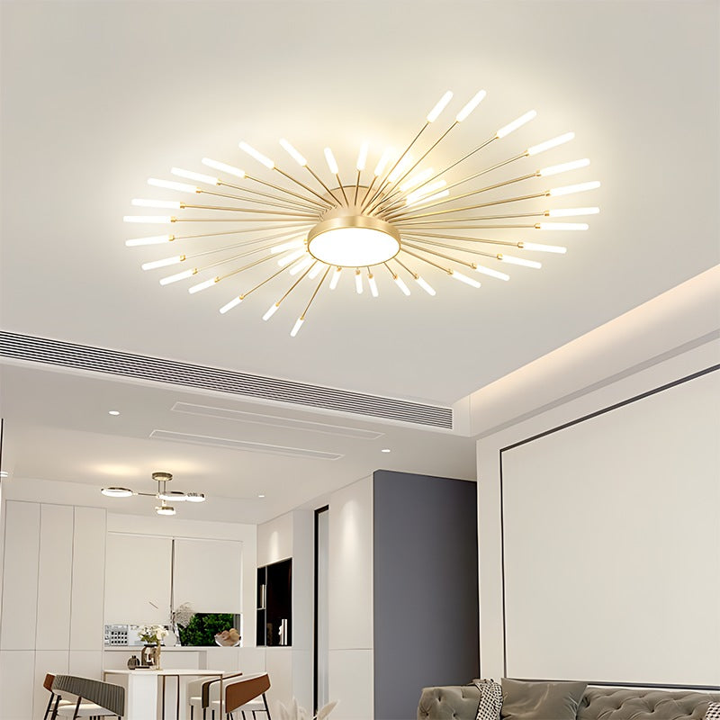 Fireworks Swirl Ceiling Light for Living Room | Desfino