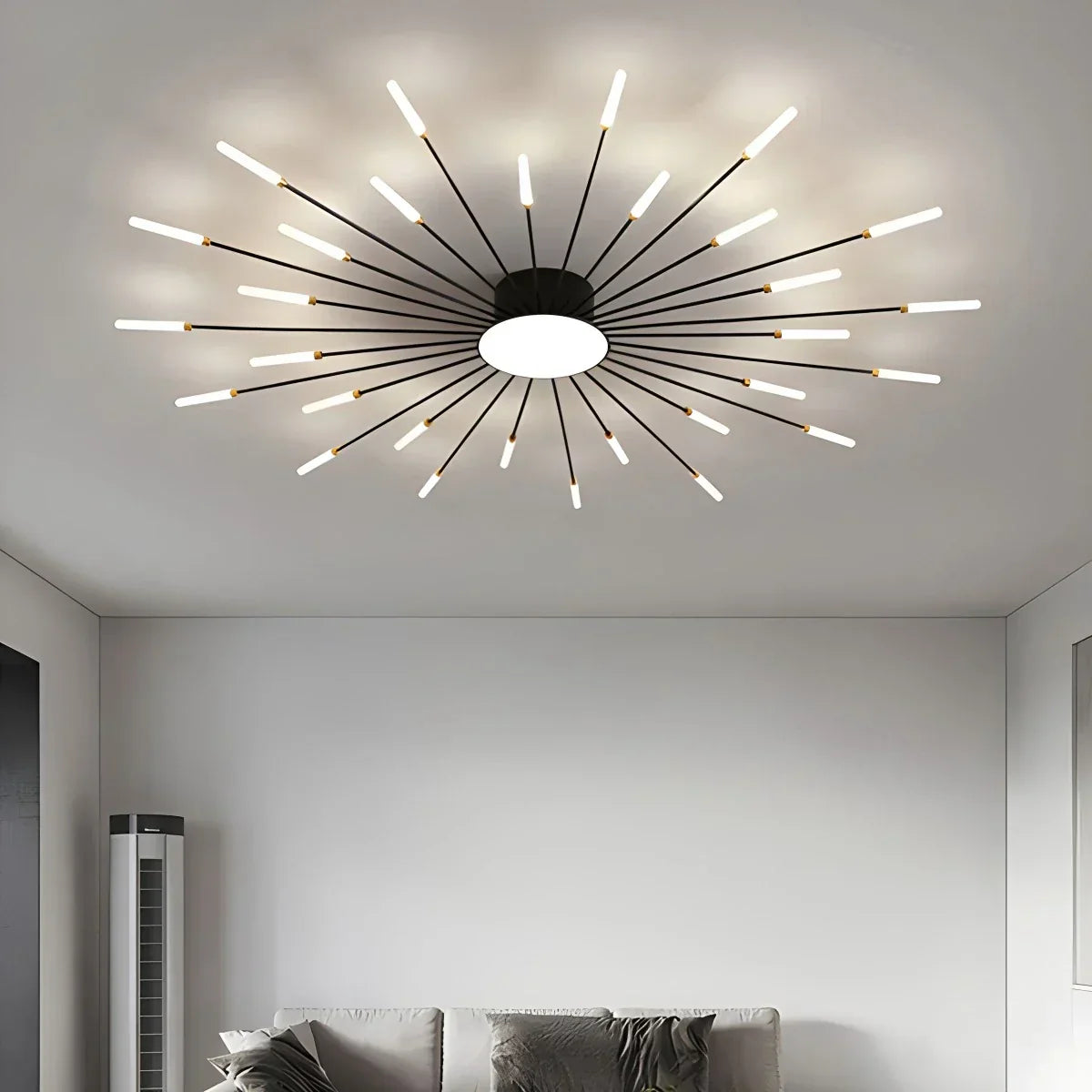 Fireworks Swirl Ceiling Light for Living Room | Desfino