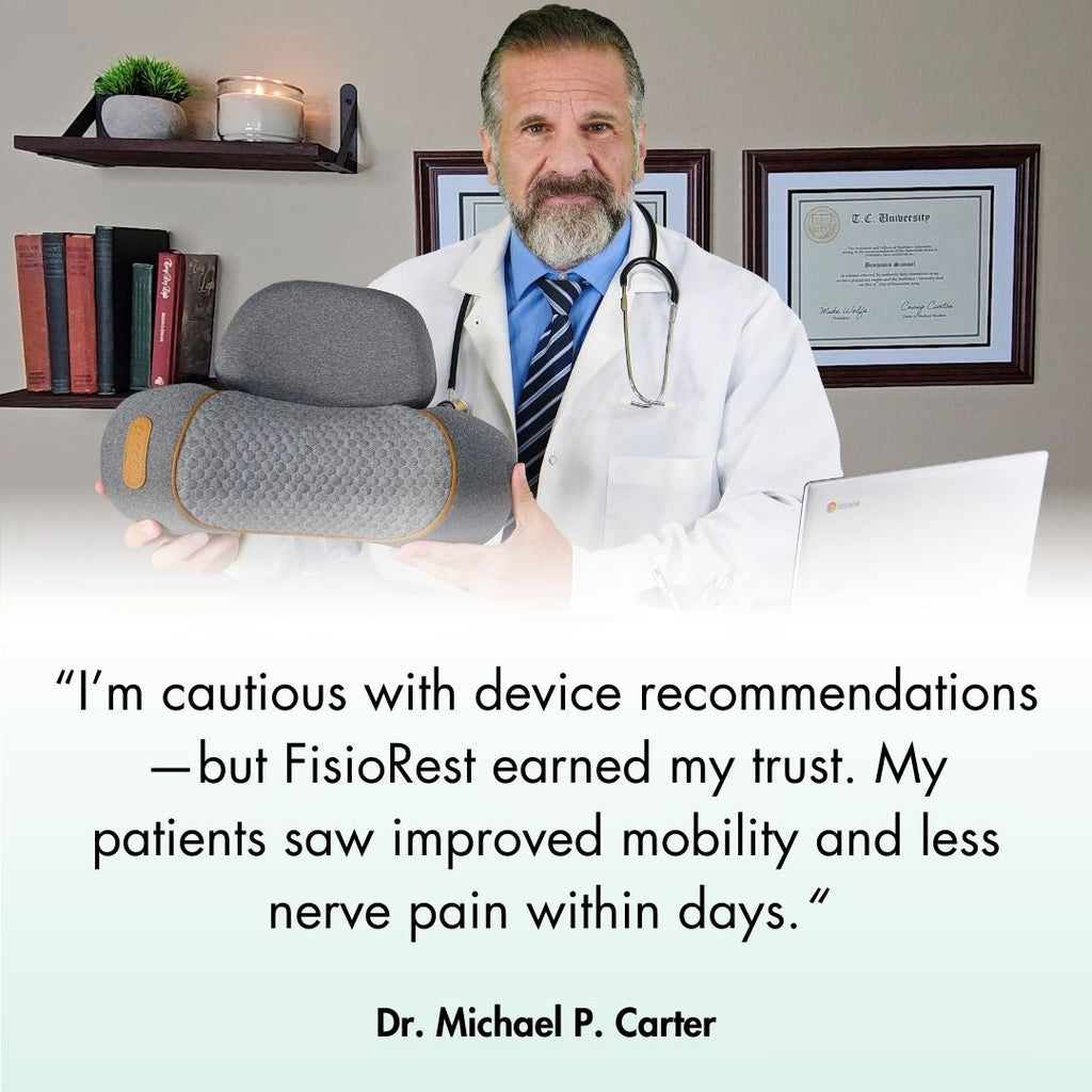 Cervical Traction Neck Massager — Vibrating & Heating Therapy Device