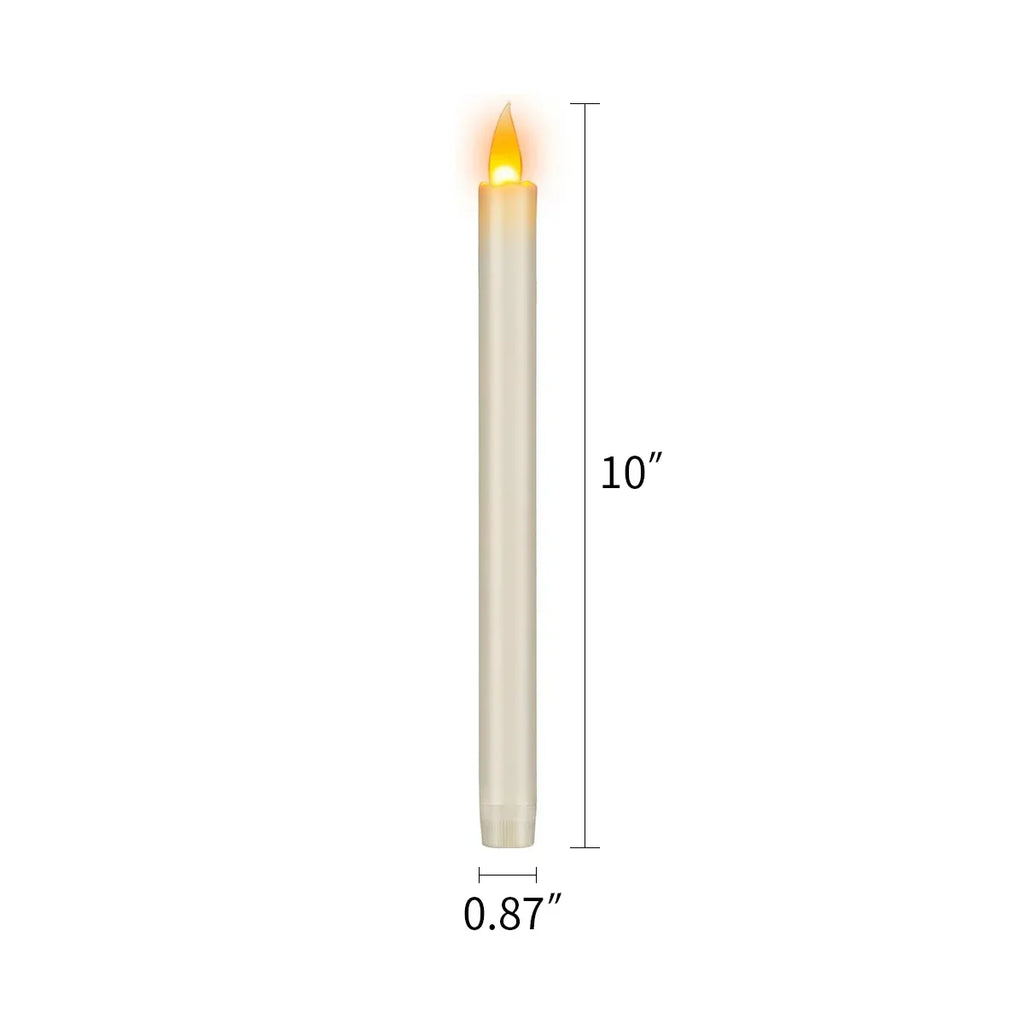 Flameless Taper Candle 24 Pack × 16 | Desfino