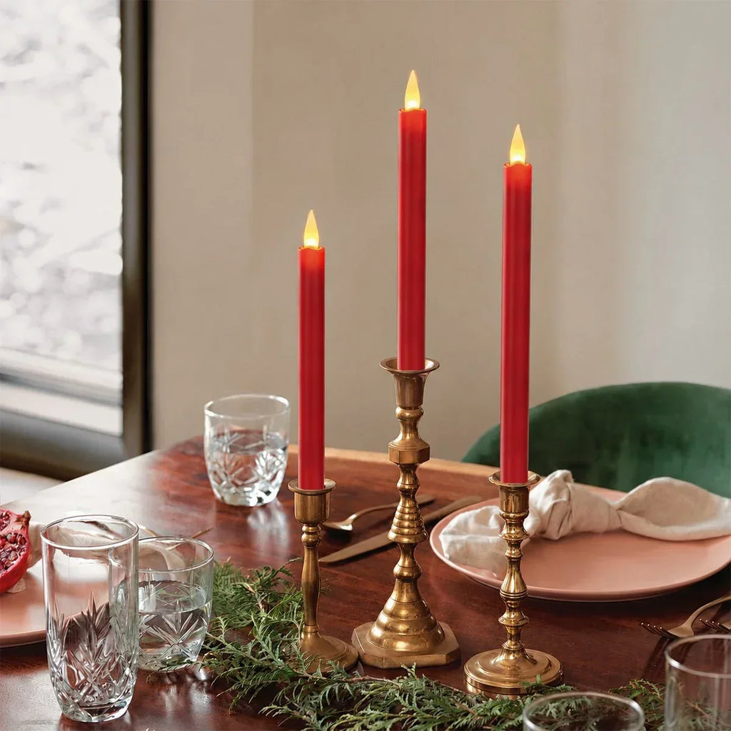 Flameless Taper Candle 24 Pack × 16 | Desfino