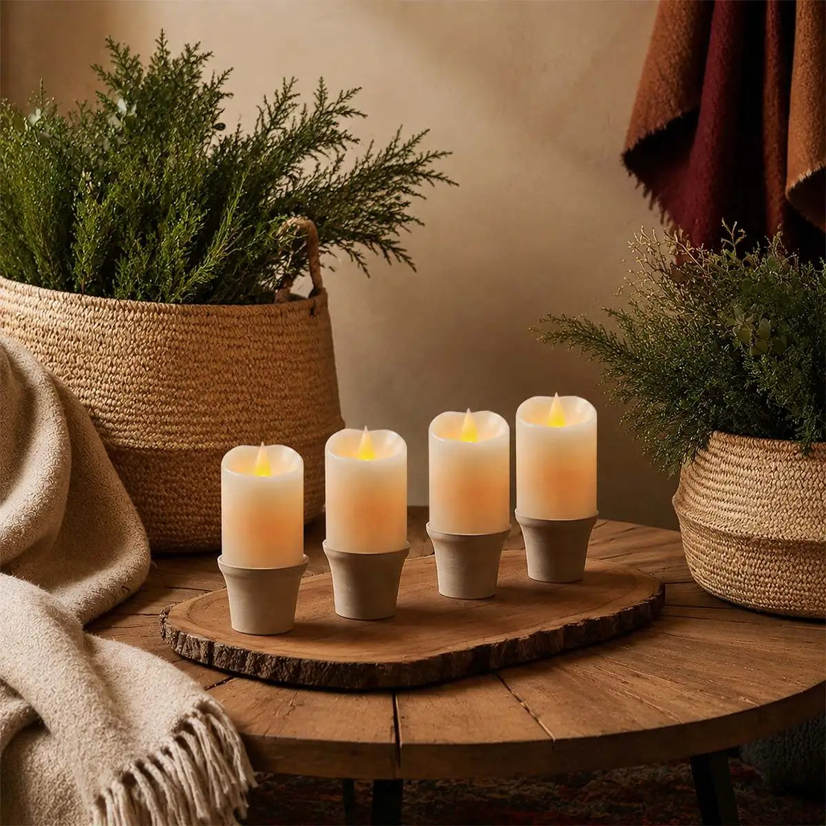 Flameless Votive Candles 12 Pack × 36 | Desfino