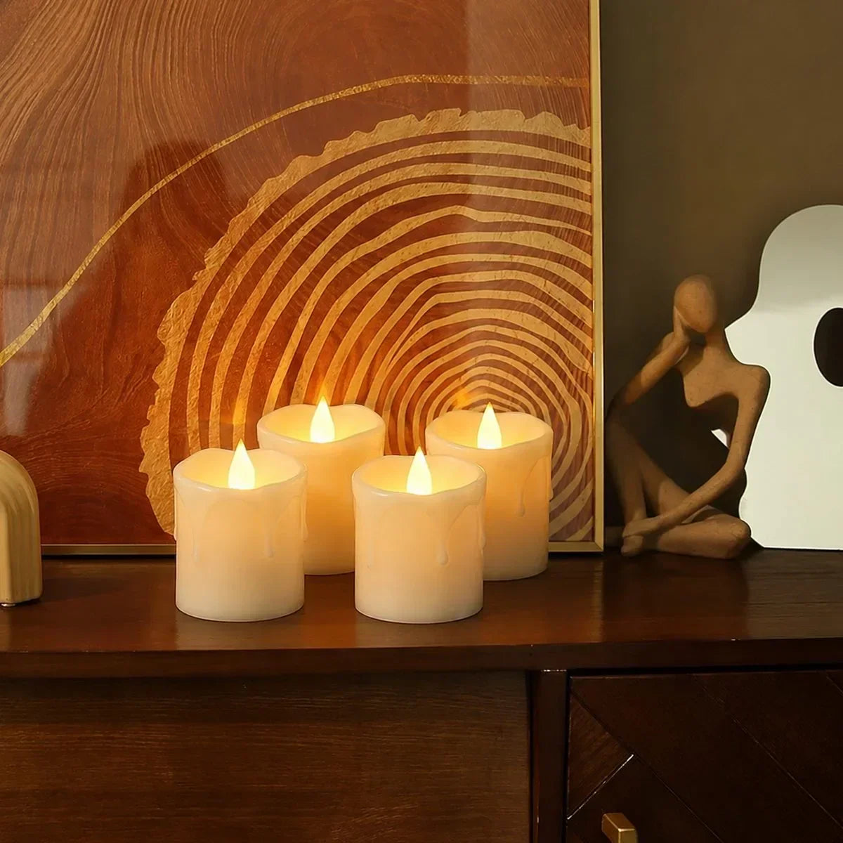 Flameless Votive Candles 12 Pack × 36 | Desfino