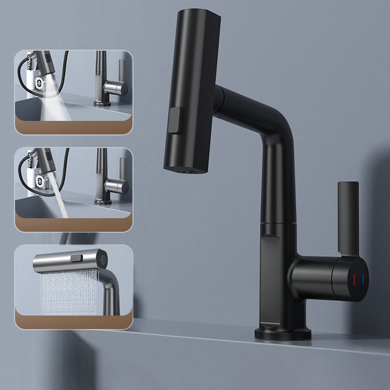 Bateria kuchenna Watermaster z wyciąganą wylewką — wąż 60 cm, obrót 360°, wskaźnik temperatury - Desfino