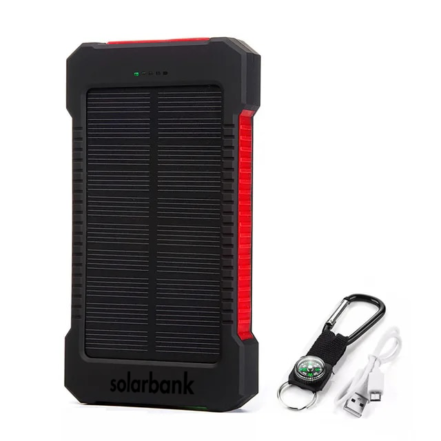 SolarPulse بنك طاقة شمسي بسعة 20000mAh — ألواح شمسية مدمجة - Desfino
