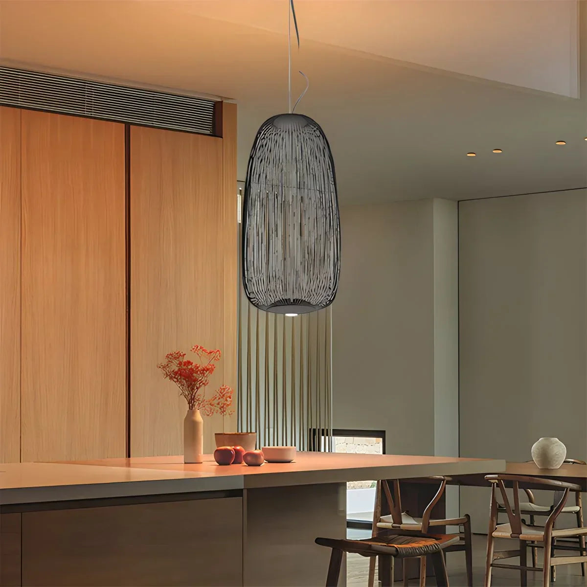 Foscarini Spokes Pendelleuchte in Vogelkäfigform | Desfino