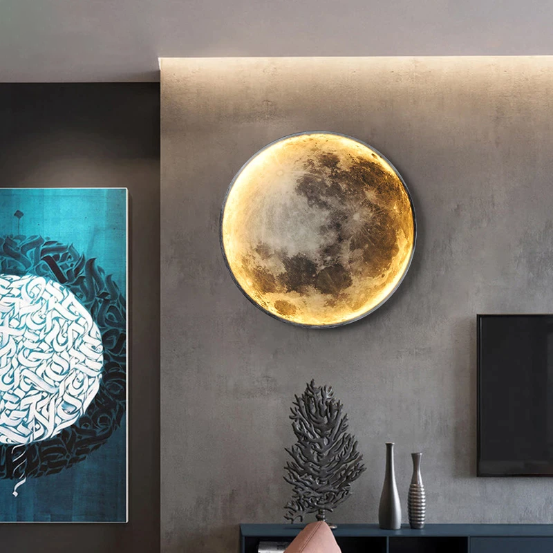 Lunara-himmennettävä 3D-LED-kuulamppu — kuunhohtoinen yövalo - Desfino