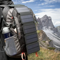 Batería externa solar SunPeak — paneles plegables, batería integrada - Desfino