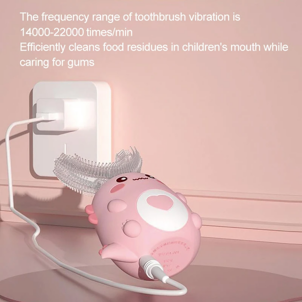 LittlePure U-Shaped Infant Electric Toothbrush — Battery-Powered - Desfino