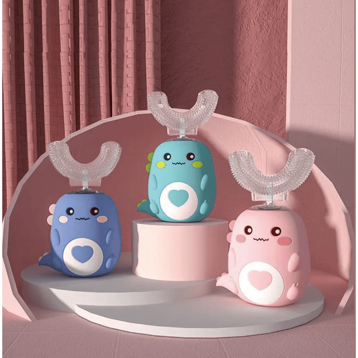 LittlePure U-Shaped Infant Electric Toothbrush — Battery-Powered - Desfino
