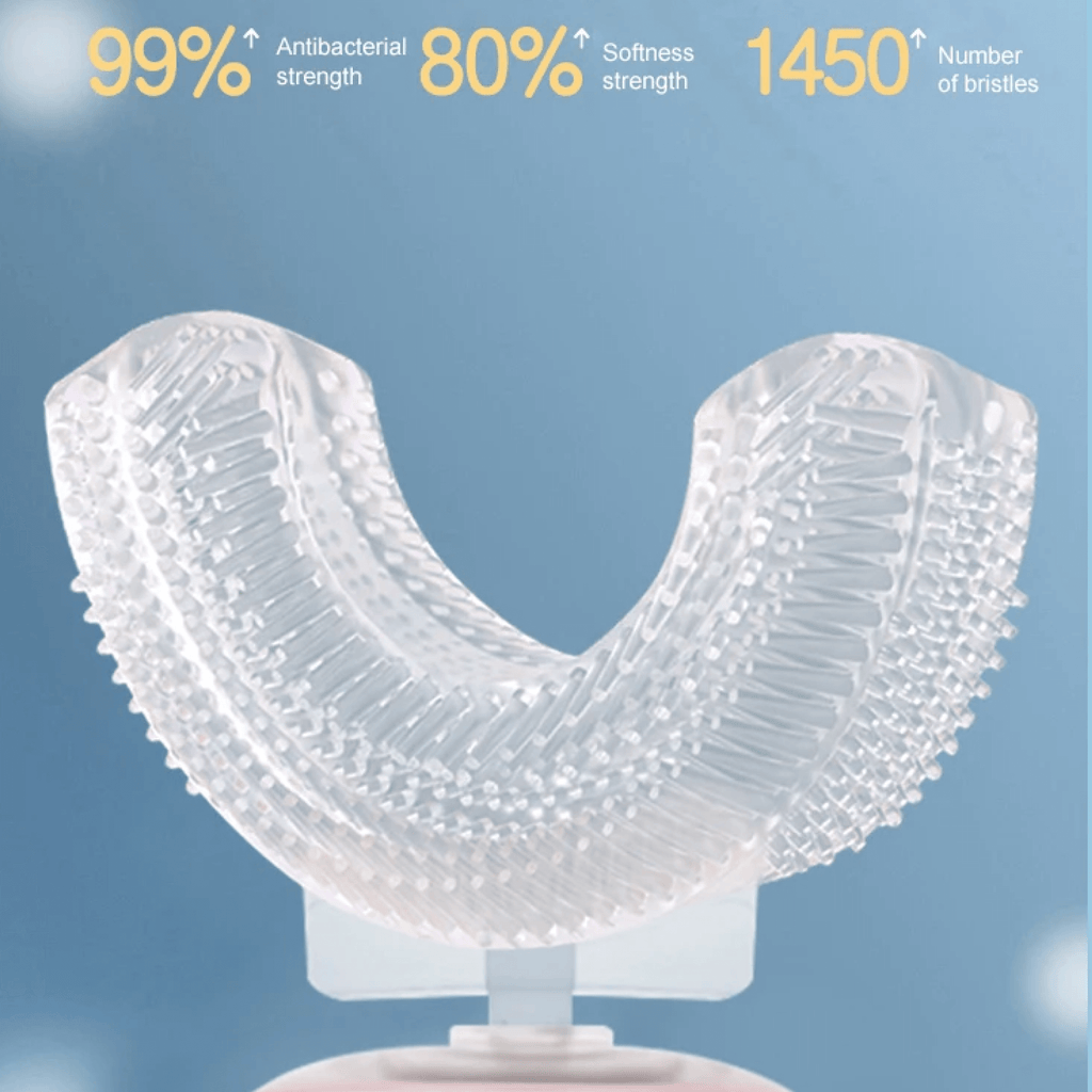LittlePure U-Shaped Infant Electric Toothbrush — Battery-Powered - Desfino