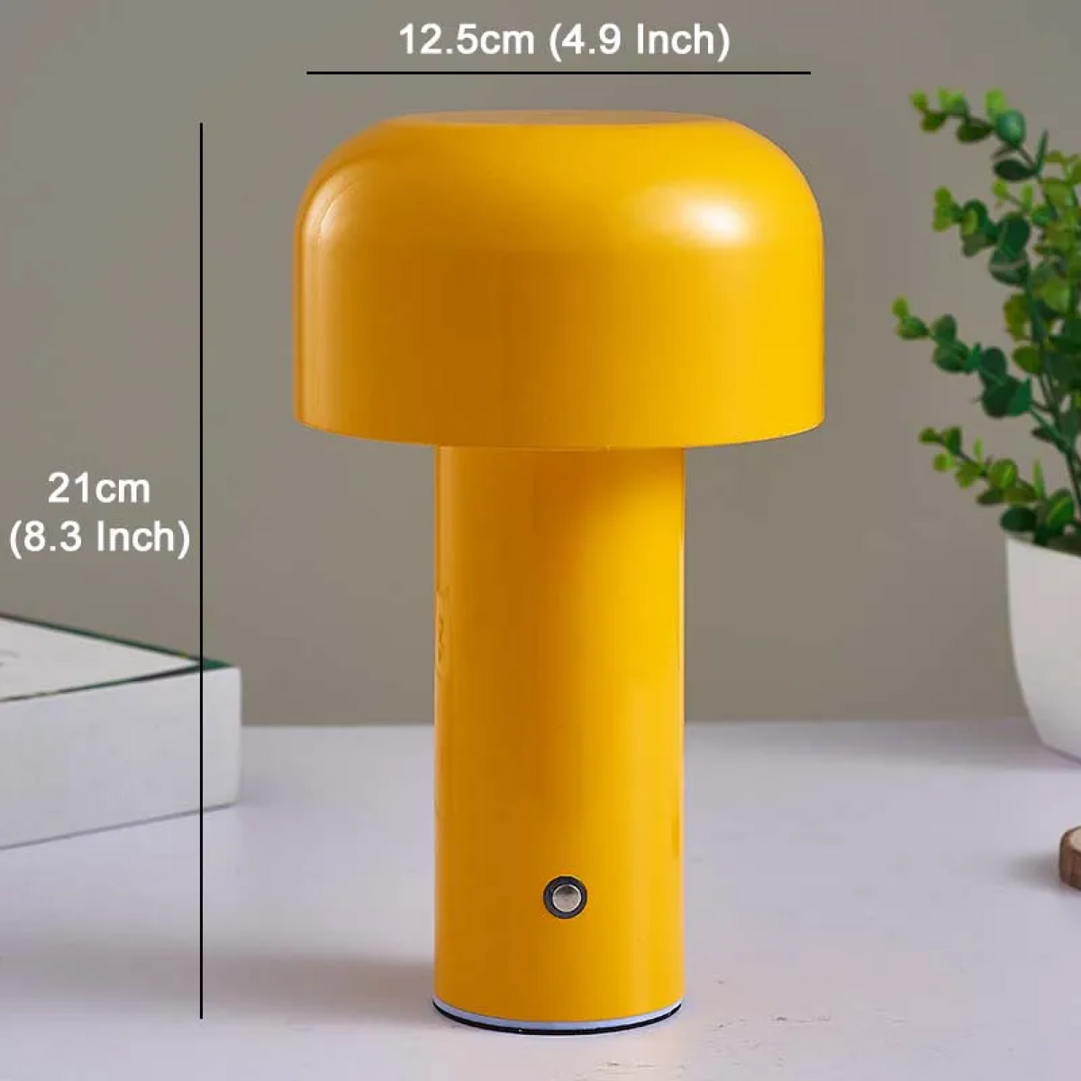 Lampe de table champignon sans fil rechargeable LumiMush — design moderne | Desfino