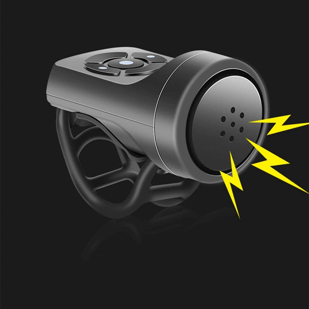 Rovelo sykkelalarm på 120 dB — USB-oppladbar, 4 sikkerhetsmoduser - Desfino