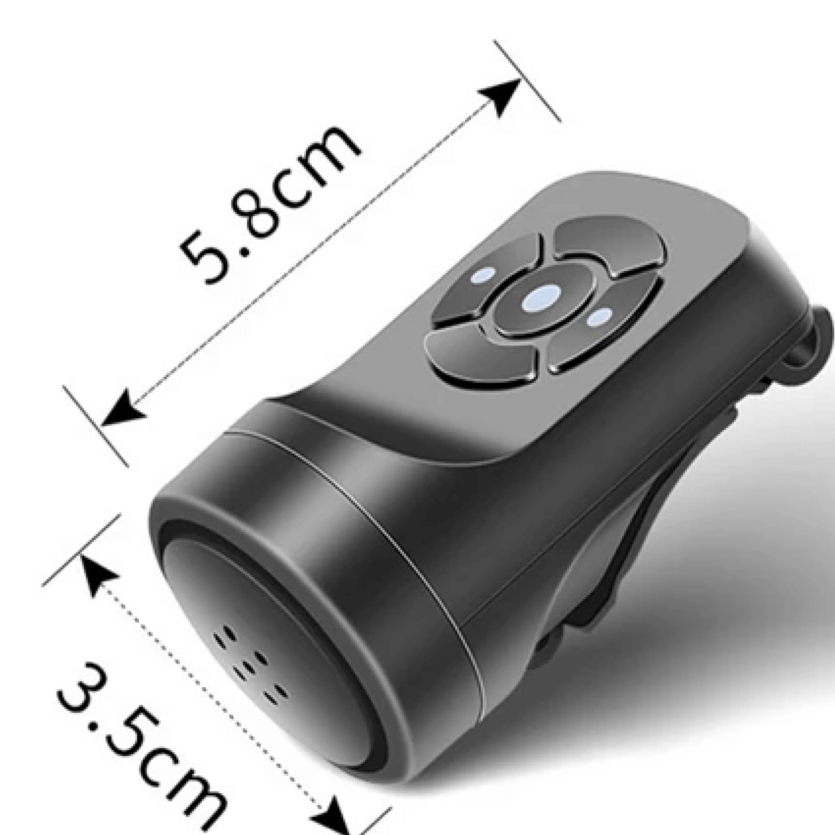 Rovelo sykkelalarm på 120 dB — USB-oppladbar, 4 sikkerhetsmoduser - Desfino