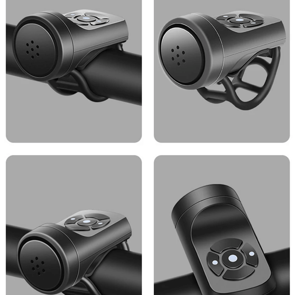 Rovelo sykkelalarm på 120 dB — USB-oppladbar, 4 sikkerhetsmoduser - Desfino