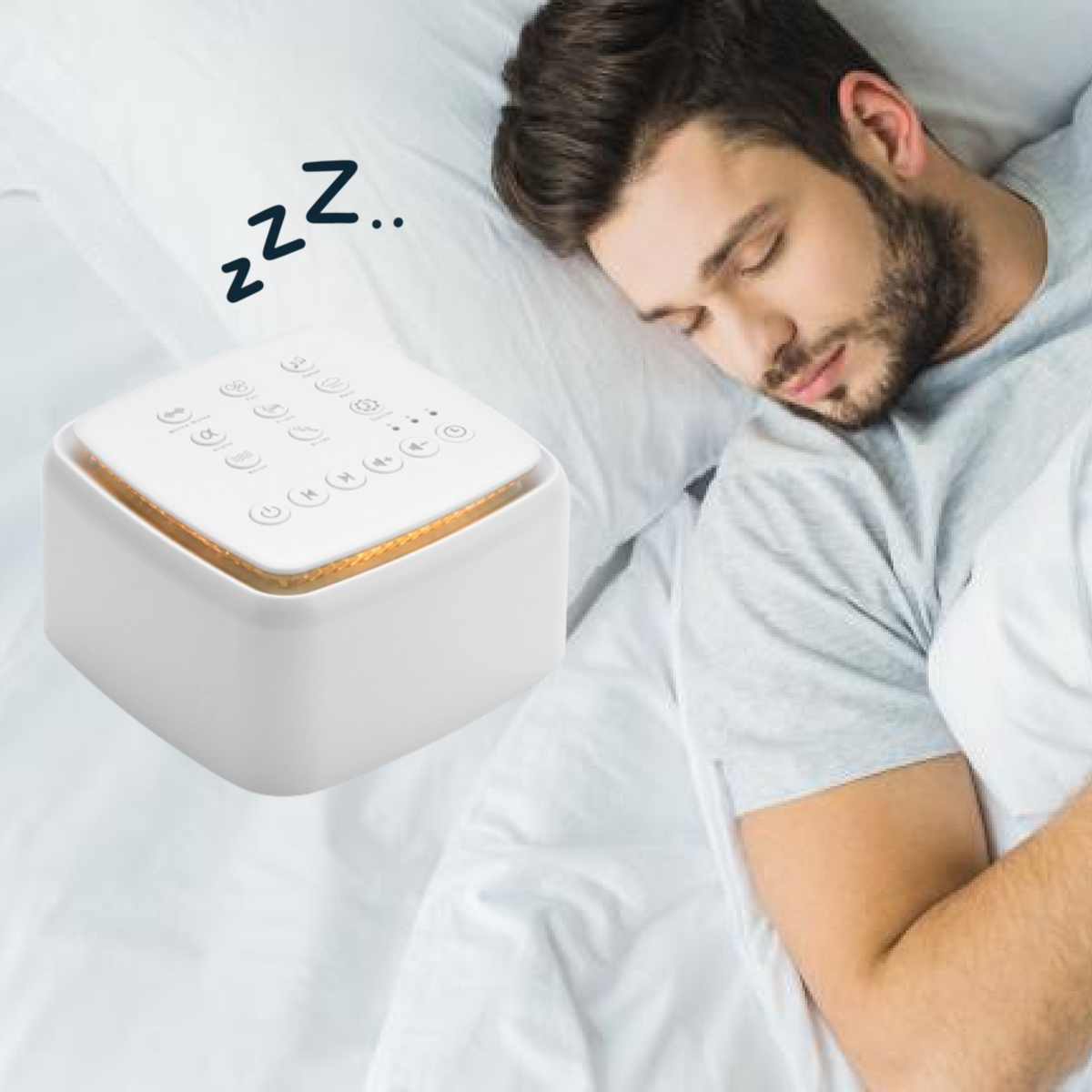 Dispositivo portatile per il sonno CalmWave — 9 rumori bianchi/verdi/ambientali integrati - Desfino
