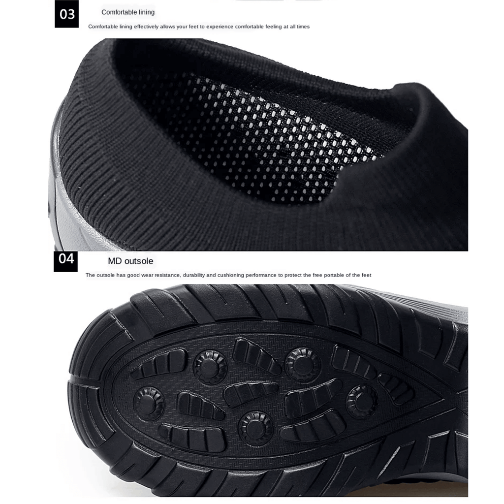Scarpe ortopediche alla moda da donna Arelle — vestibilità UK, suola con plateau massiccio - Desfino