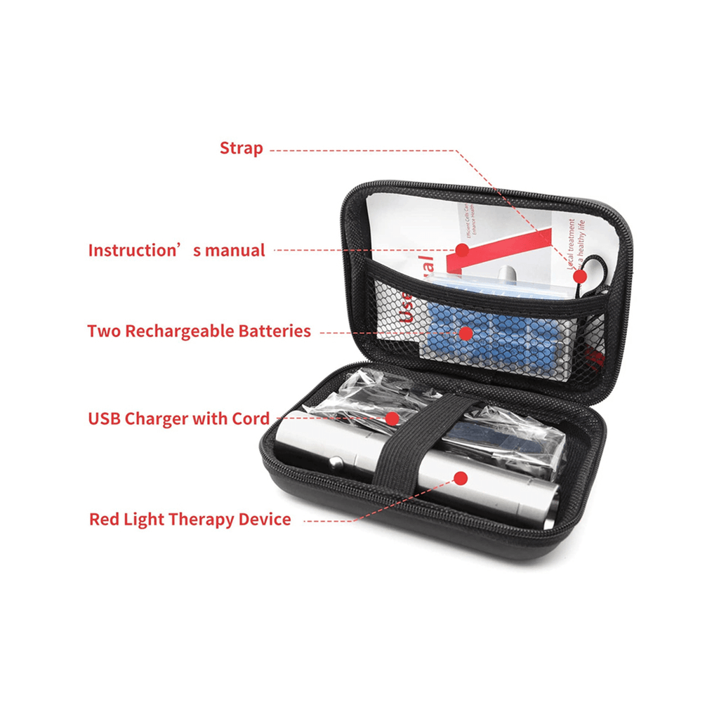 AstraLux Tricolor-Lichttherapiegerät — blaue, rote und infrarote LEDs