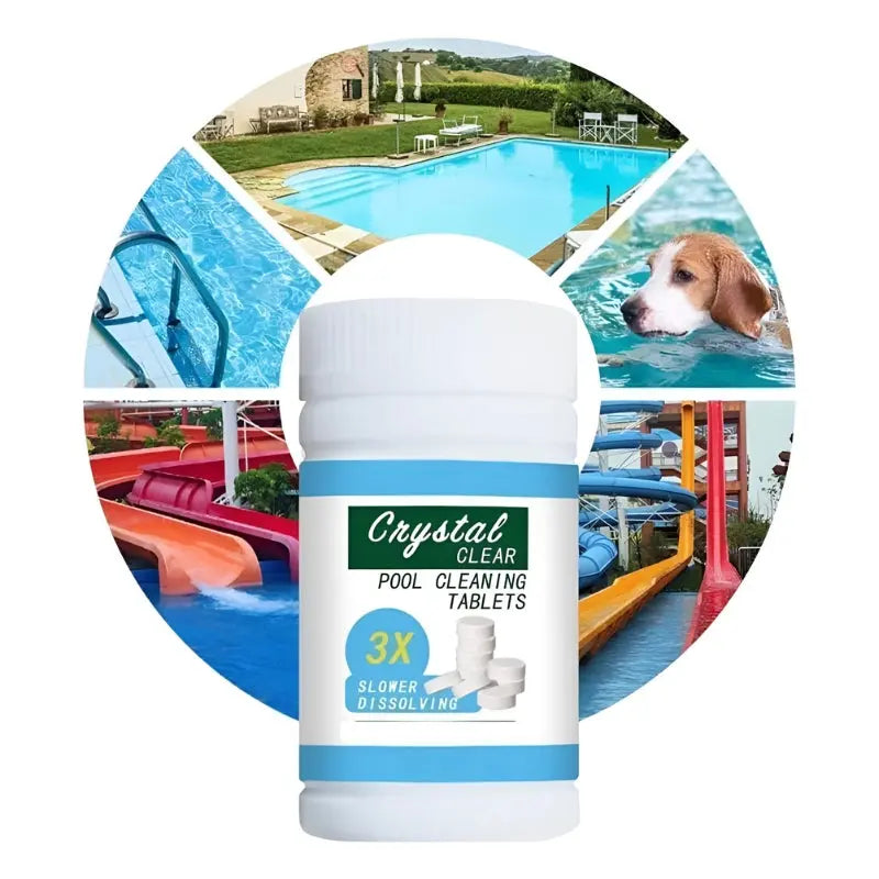 Pastilles pour piscine BowLift — eau cristalline, traitement pour 10 m³ - Desfino