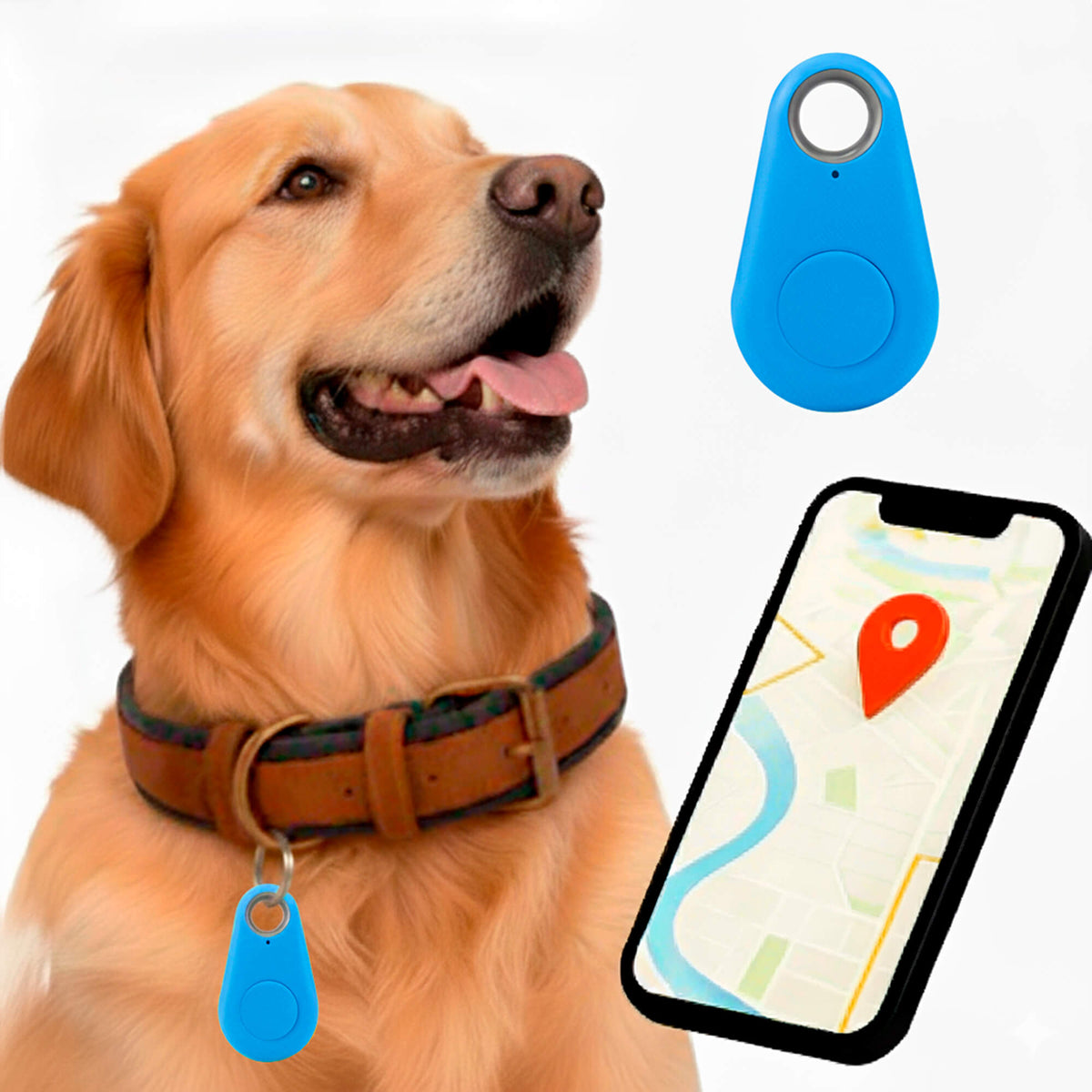 Kirra GPS-es kutyanyomkövető — Apple Find My-riasztások, IP67-es vízállóság, 10 g - Desfino