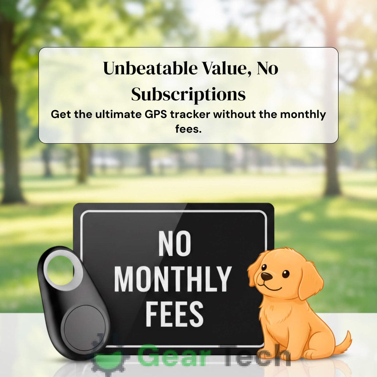Kirra GPS Dog Tracker — Apple Find My Alerts, IP67 Waterproof, 10 g - Desfino
