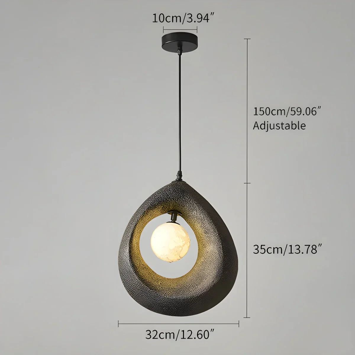 Circular Wabi Sabi Pendant Light Modern Lighting | Desfino