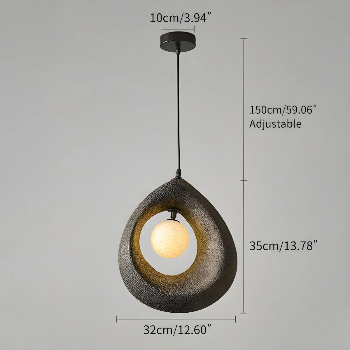 Circular Wabi Sabi Pendant Light Modern Lighting | Desfino