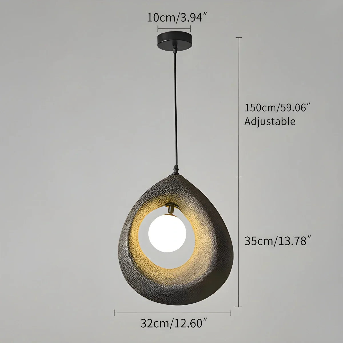 Circular Wabi Sabi Pendant Light Modern Lighting | Desfino