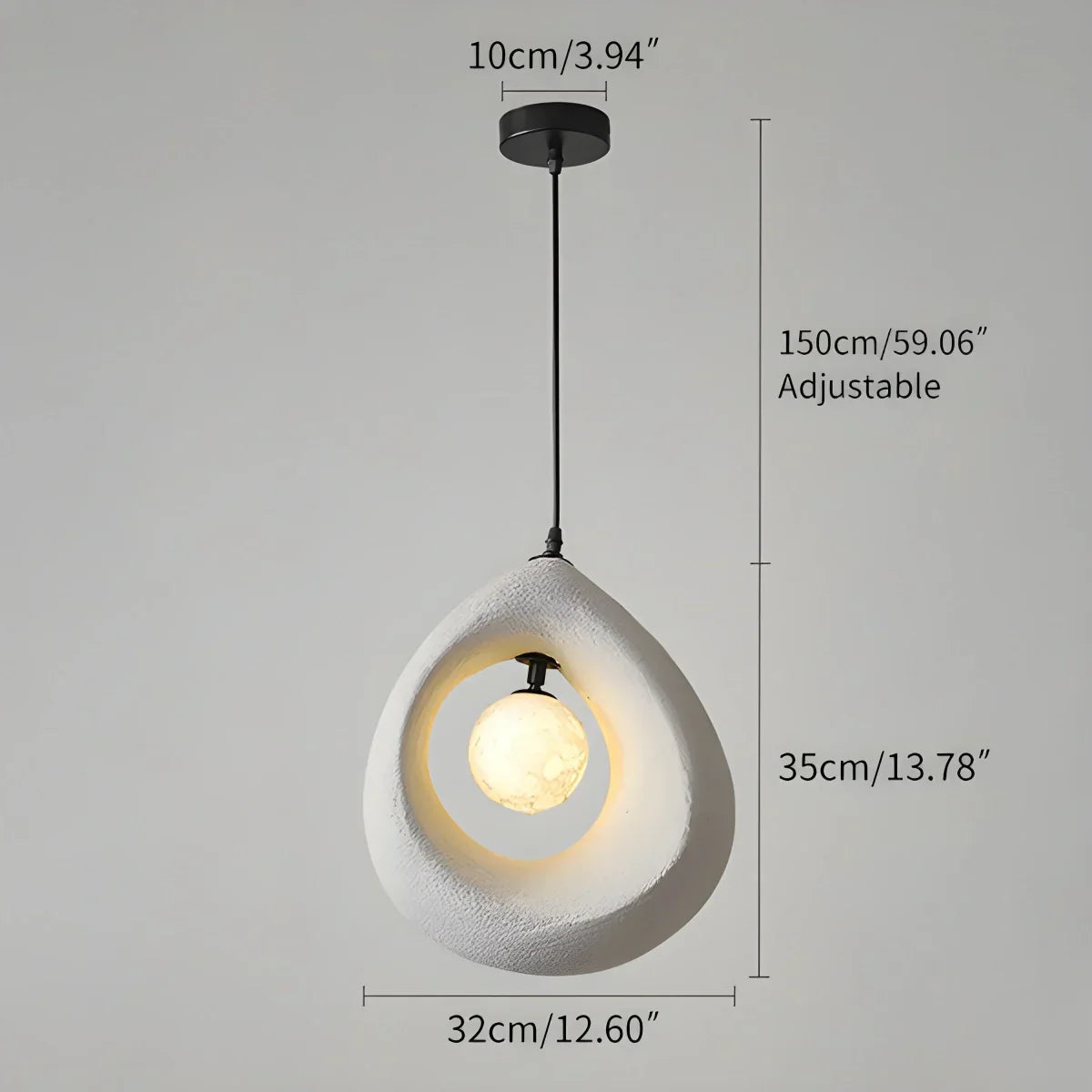 Circular Wabi Sabi Pendant Light Modern Lighting | Desfino