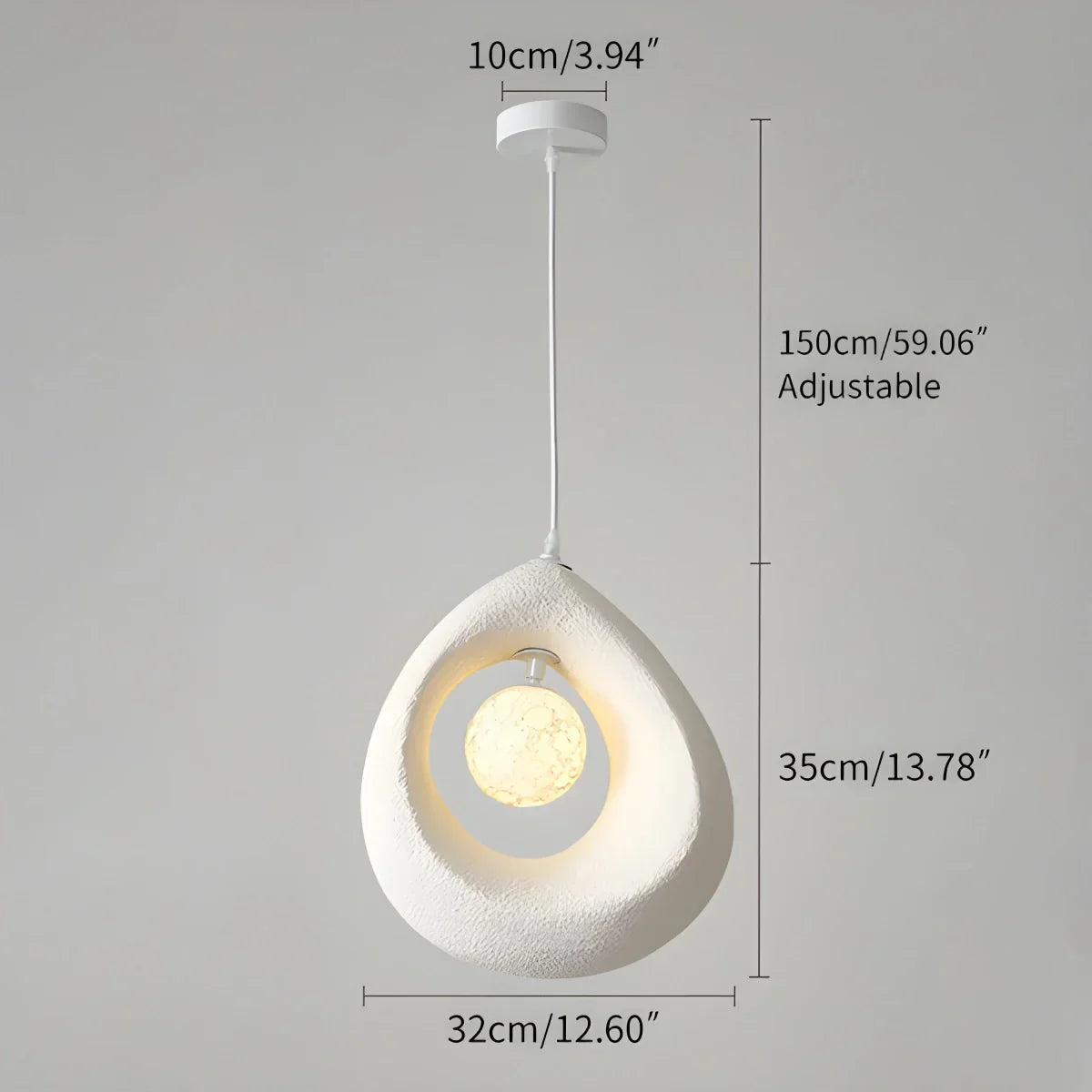 Circular Wabi Sabi Pendant Light Modern Lighting | Desfino
