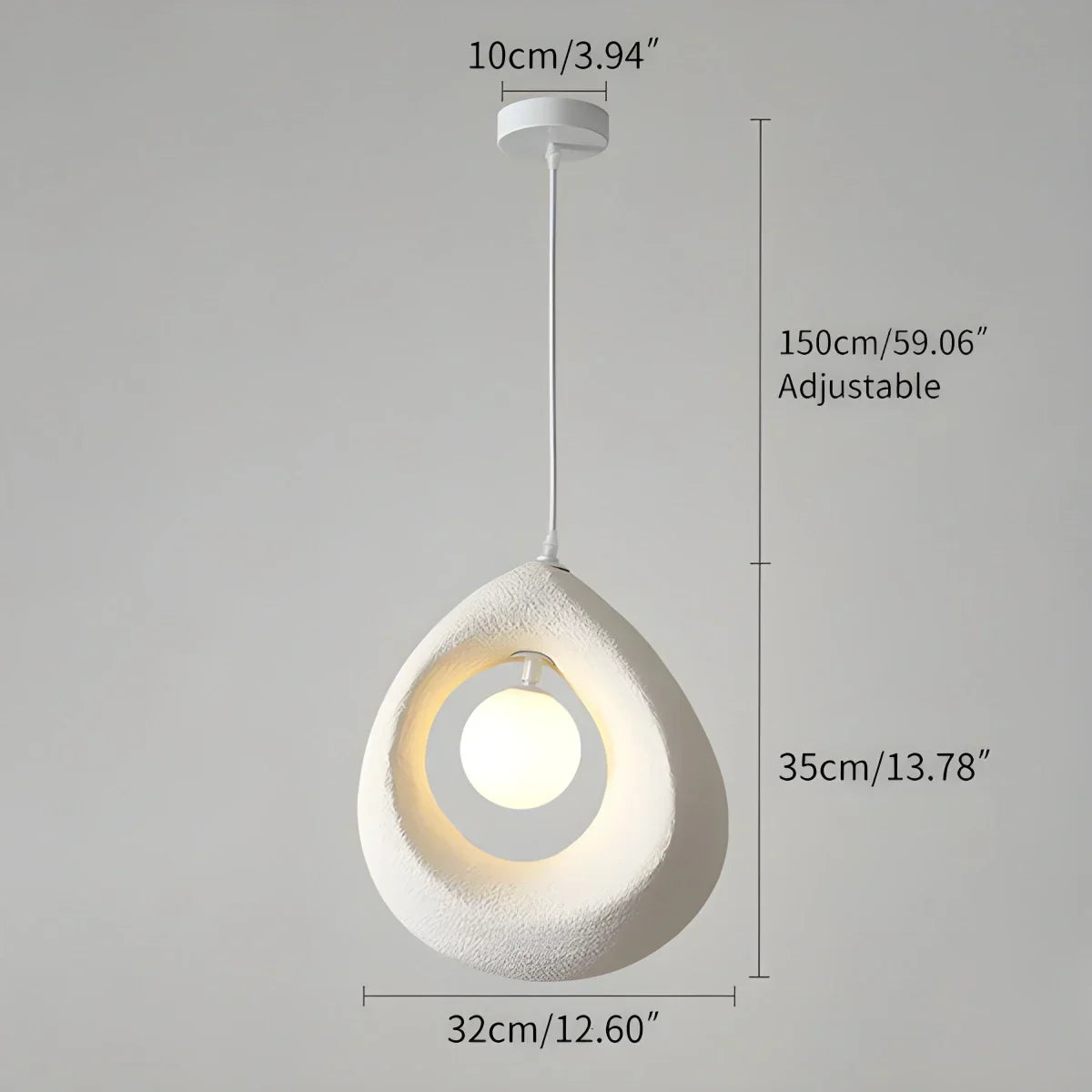 Circular Wabi Sabi Pendant Light Modern Lighting | Desfino