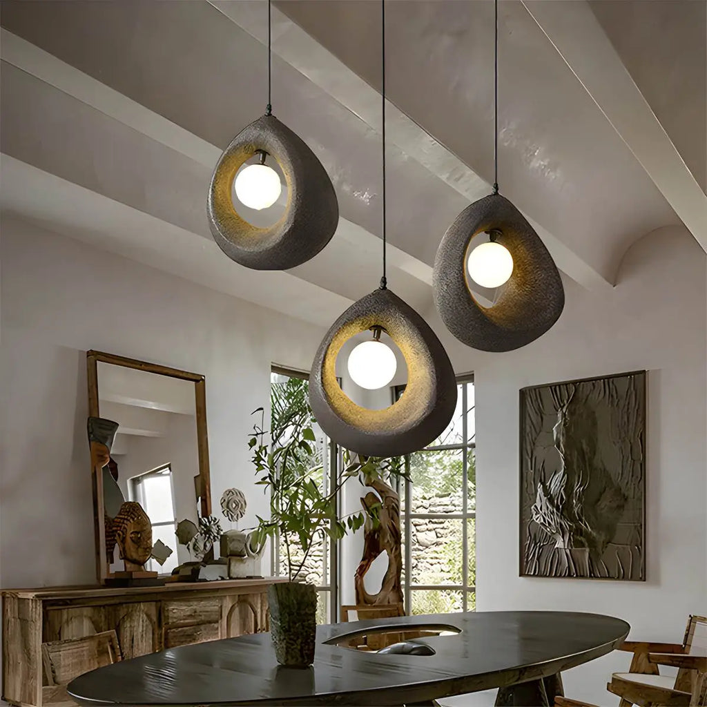 Circular Wabi Sabi Pendant Light Modern Lighting | Desfino