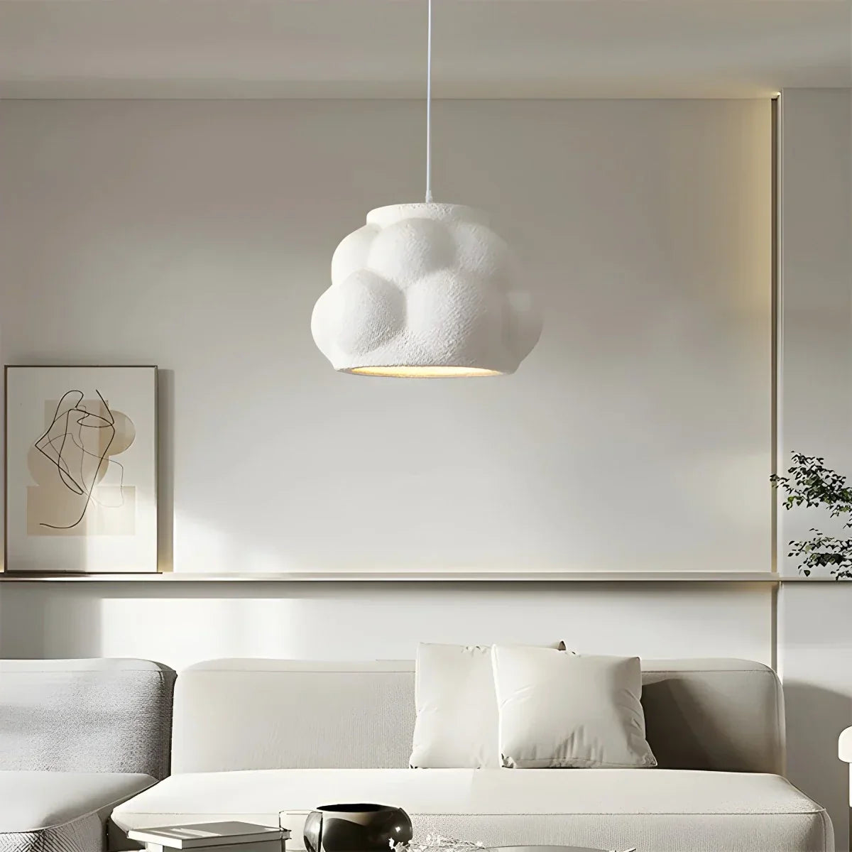 Wabi Sabi Cloud Pendant Light for Living Room | Desfino