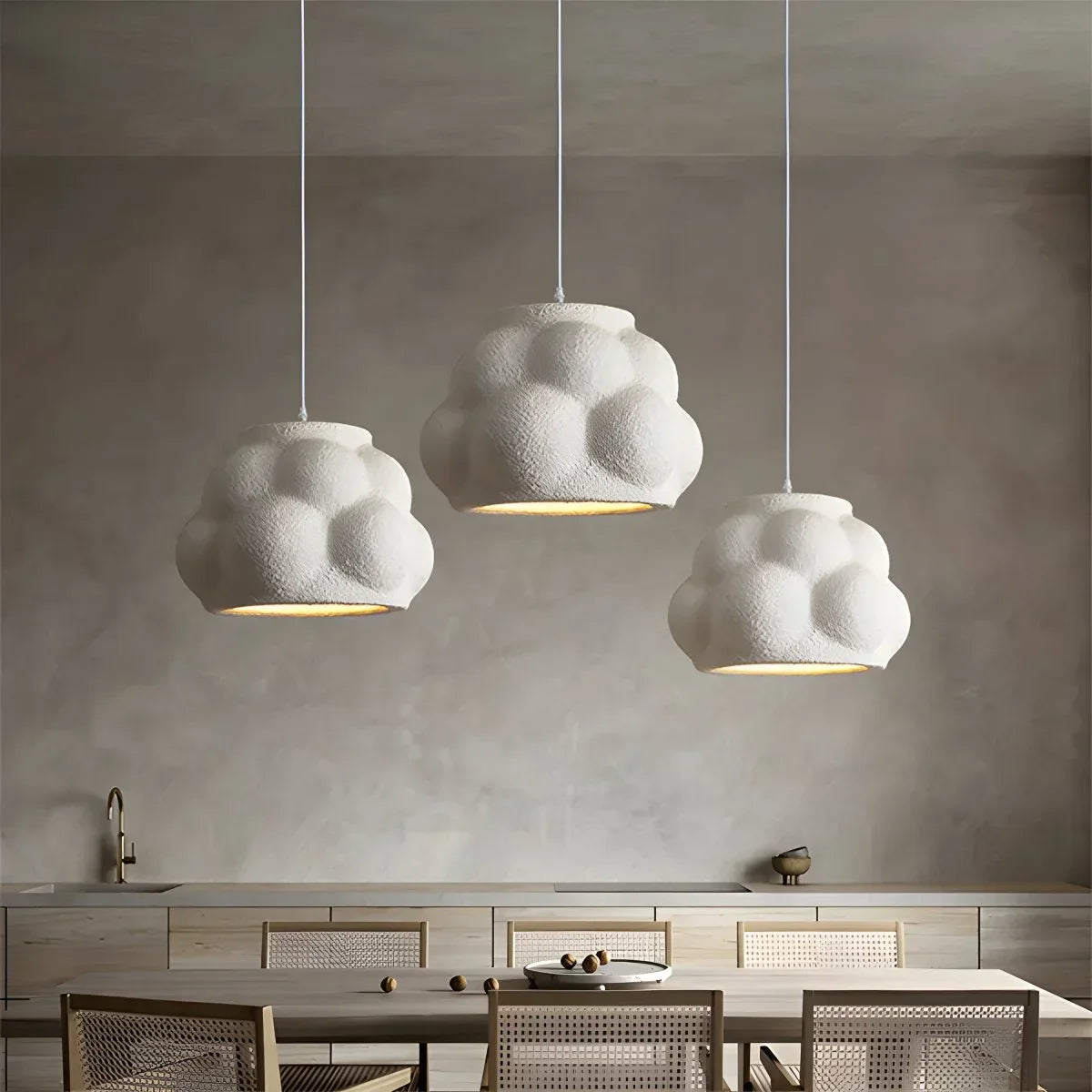 Wabi Sabi Cloud Pendant Light for Living Room | Desfino