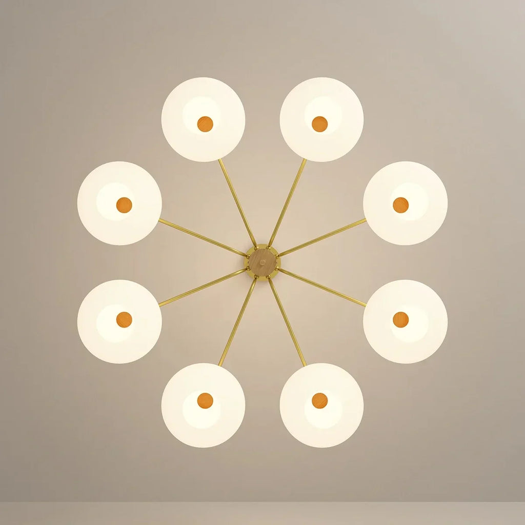 Pastoral American Retro Flower Chandelier | Desfino