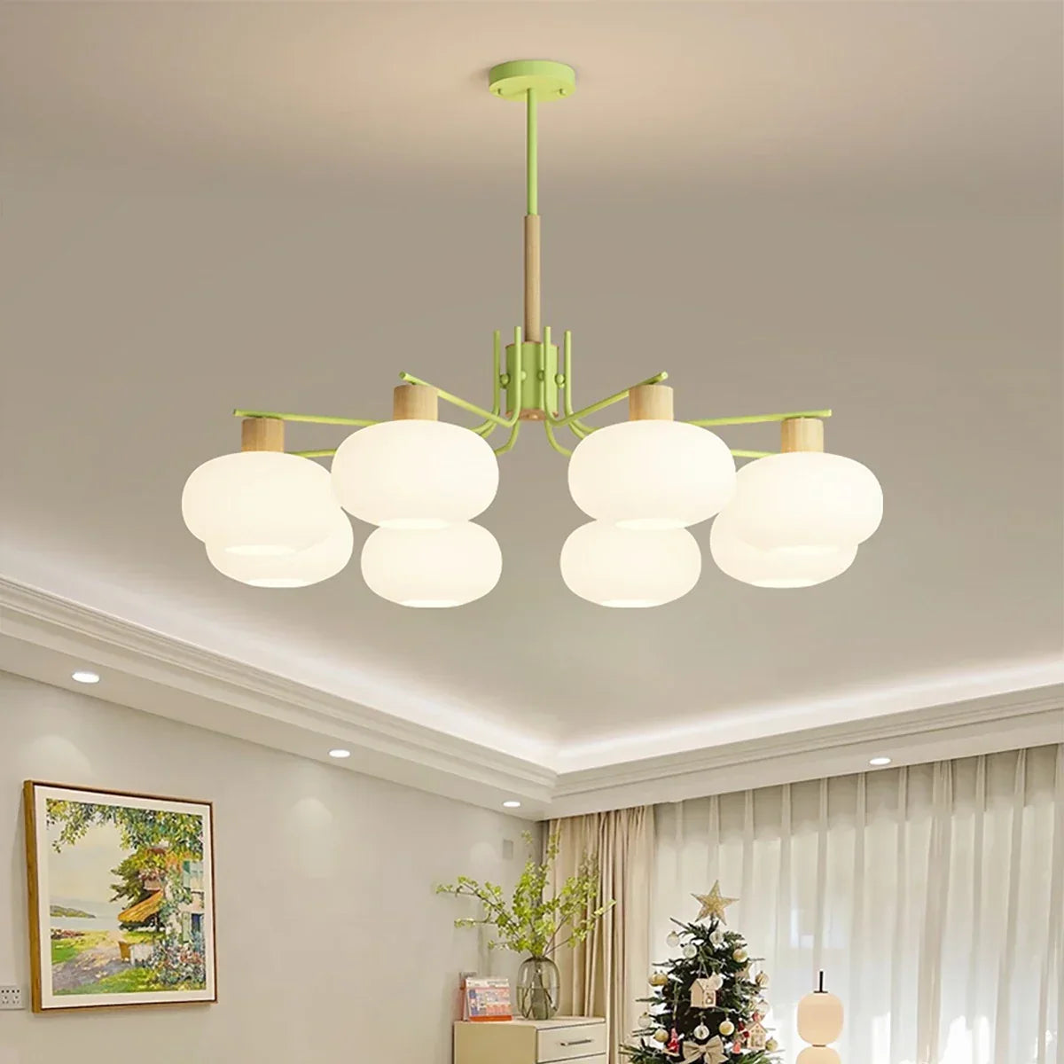 Pastoral American Retro Flower Chandelier | Desfino