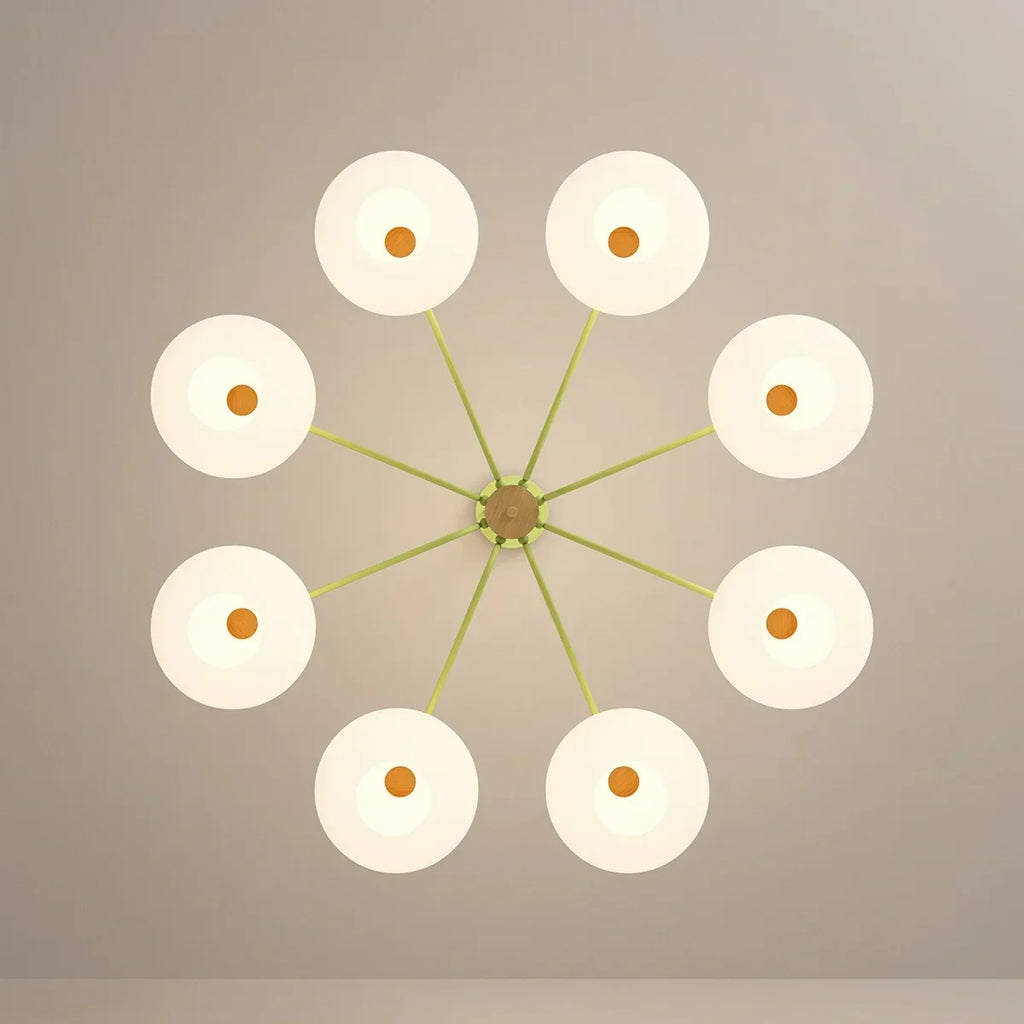 Pastoral American Retro Flower Chandelier | Desfino