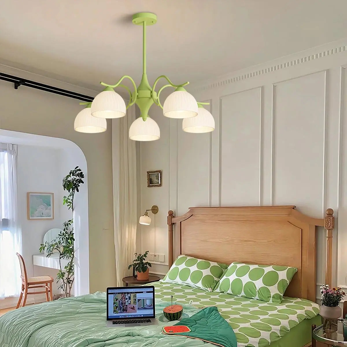 French Pastoral Living Room Chandelier | Desfino